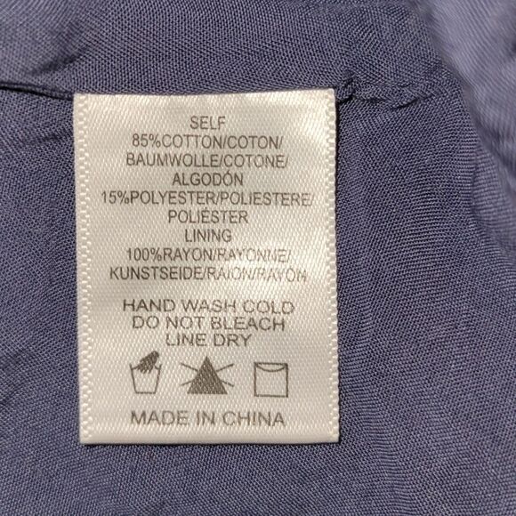 NWOT ANTHROPOLOGIE PASTORAL SWING TOP  Chambray Sleeveless SUNDAY IN BROOKLYN XS - Picture 10 of 11